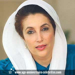 Fiche de la star Benazir Bhutto