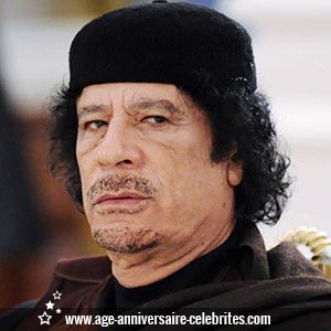 Fiche de la star Mouammar Kadhafi